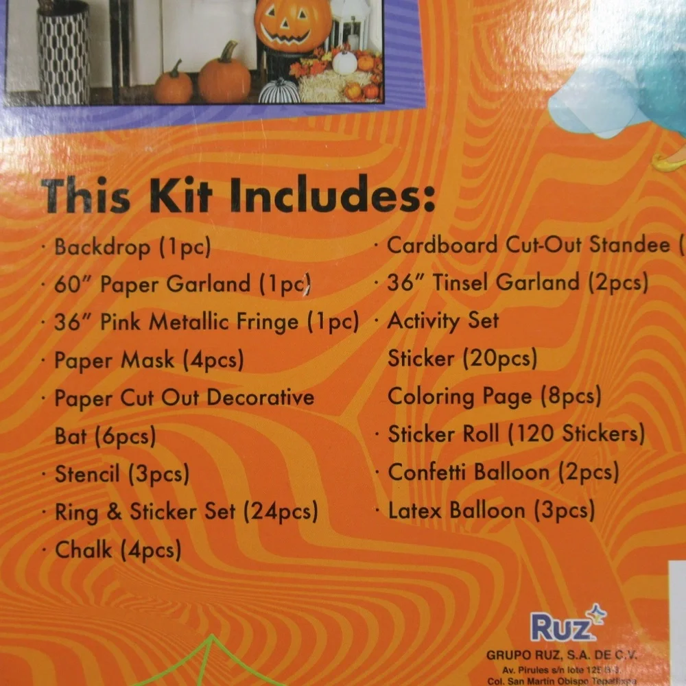 Halloween/Party 200 Piece Disney Princess Trunk or Treat Party Decorating Kit